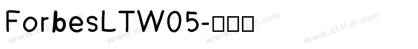 ForbesLTW05字体转换