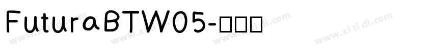 FuturaBTW05字体转换