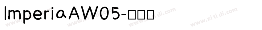ImperiaAW05字体转换