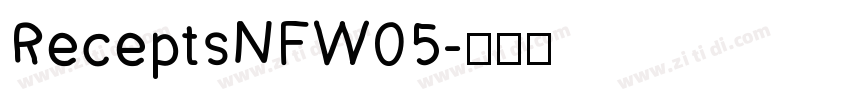 ReceptsNFW05字体转换