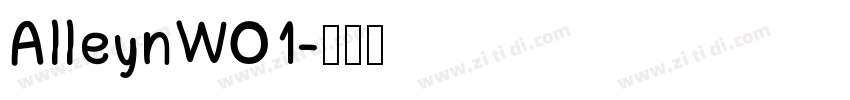 AlleynW01字体转换
