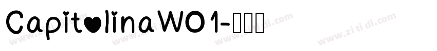 CapitolinaW01字体转换
