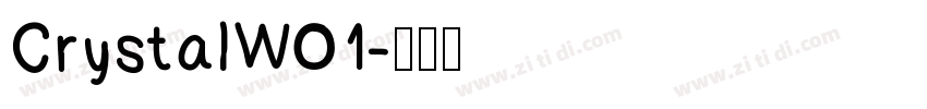 CrystalW01字体转换