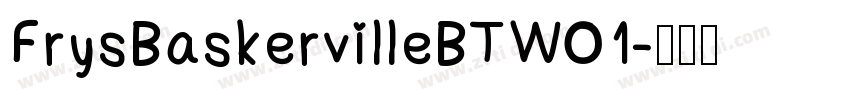 FrysBaskervilleBTW01字体转换