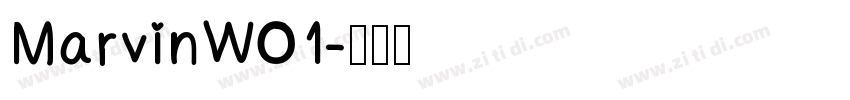 MarvinW01字体转换