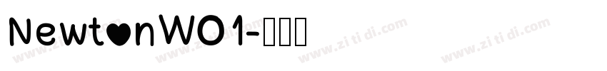 NewtonW01字体转换