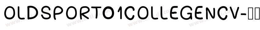 OLDSPORT01COLLEGENCV字体转换