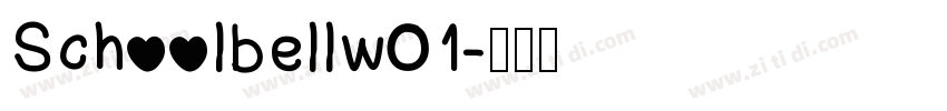 Schoolbellw01字体转换