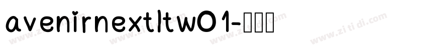 avenirnextltw01字体转换