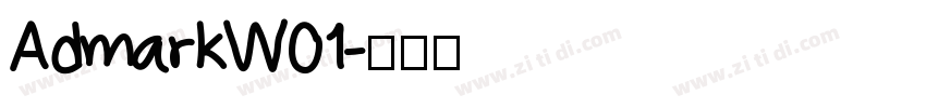 AdmarkW01字体转换