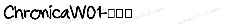 ChronicaW01字体转换