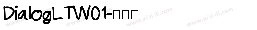 DialogLTW01字体转换