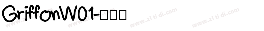 GriffonW01字体转换