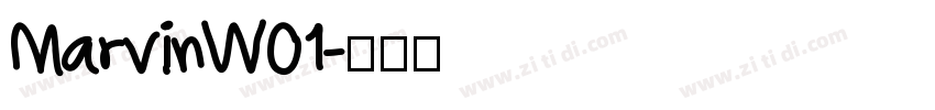 MarvinW01字体转换