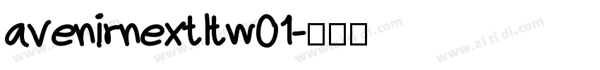 avenirnextltw01字体转换
