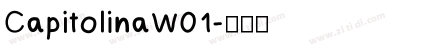 CapitolinaW01字体转换