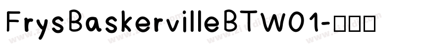 FrysBaskervilleBTW01字体转换