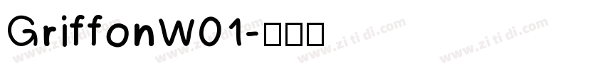 GriffonW01字体转换