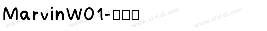MarvinW01字体转换
