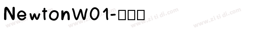 NewtonW01字体转换