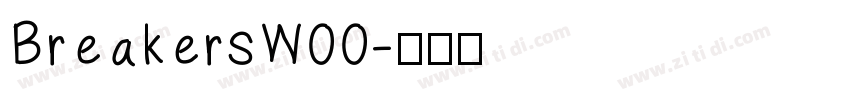 BreakersW00字体转换