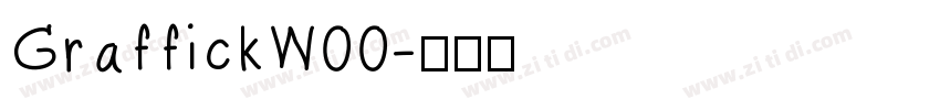 GraffickW00字体转换