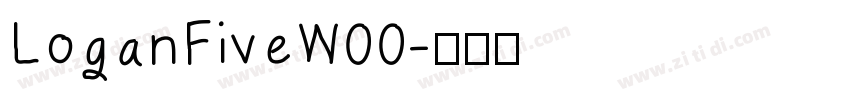 LoganFiveW00字体转换