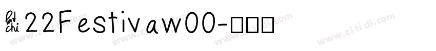 P22Festivaw00字体转换
