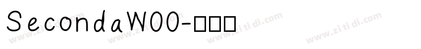 SecondaW00字体转换