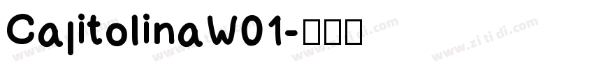 CapitolinaW01字体转换