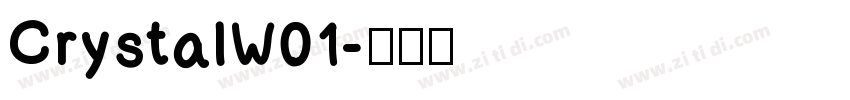 CrystalW01字体转换