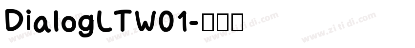 DialogLTW01字体转换