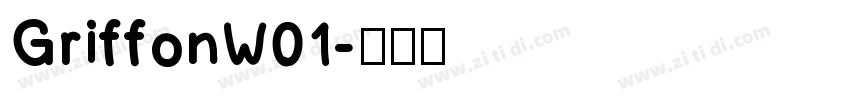 GriffonW01字体转换