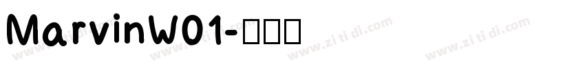 MarvinW01字体转换