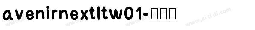 avenirnextltw01字体转换