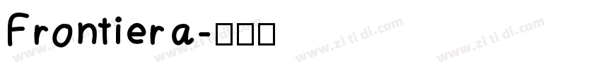 Frontiera字体转换