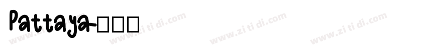 Pattaya字体转换