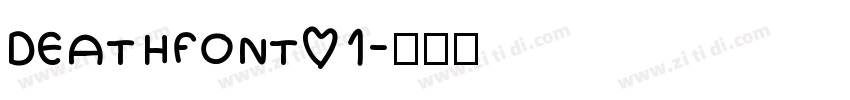 DEATHFONT01字体转换