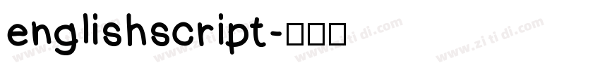 englishscript字体转换
