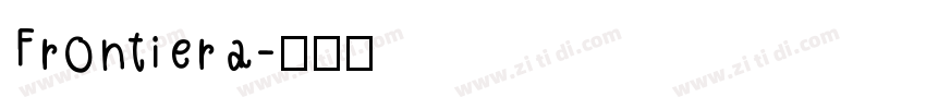 Frontiera字体转换