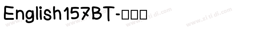 English157BT字体转换