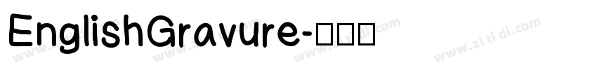 EnglishGravure字体转换