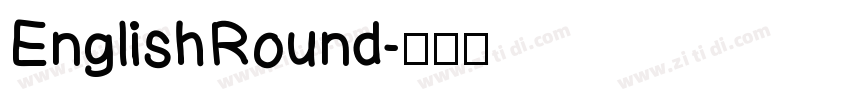 EnglishRound字体转换