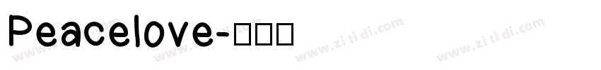 Peacelove字体转换