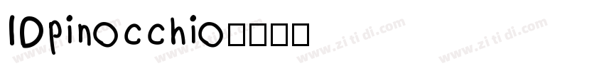 IDpinocchio字体转换