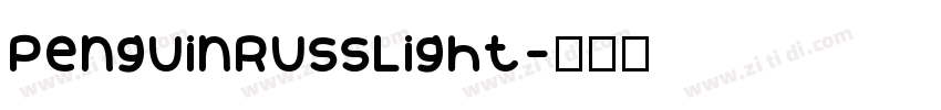 PenguinRussLight字体转换