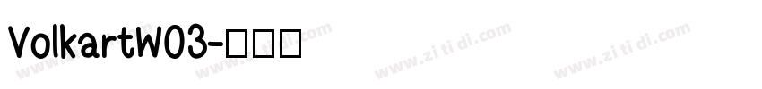 VolkartW03字体转换