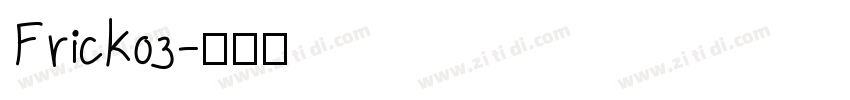 Frick03字体转换