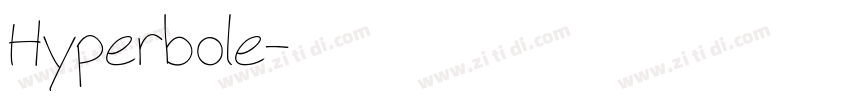 Hyperbole字体转换