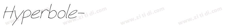 Hyperbole字体转换